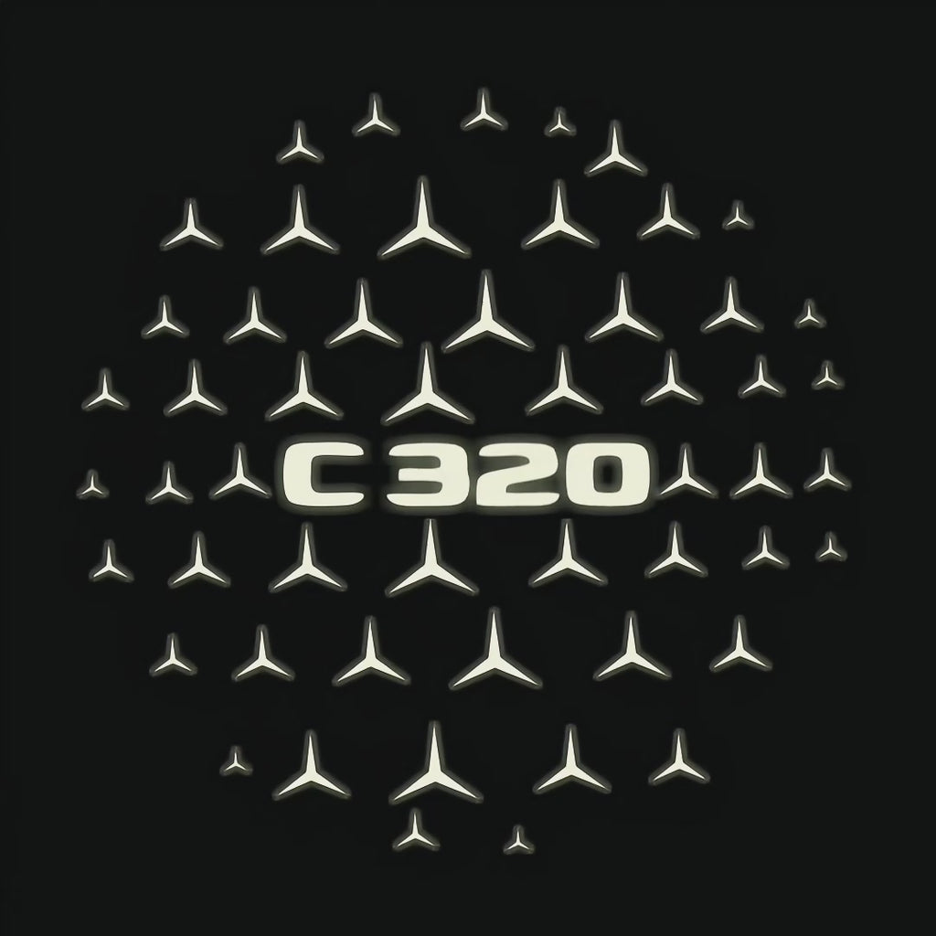 MERCEDES BENZ LOGO PROJECTOT LIGHTS Nr.03 (Menge 1 = 1 Sätze/2 Türleuchten)