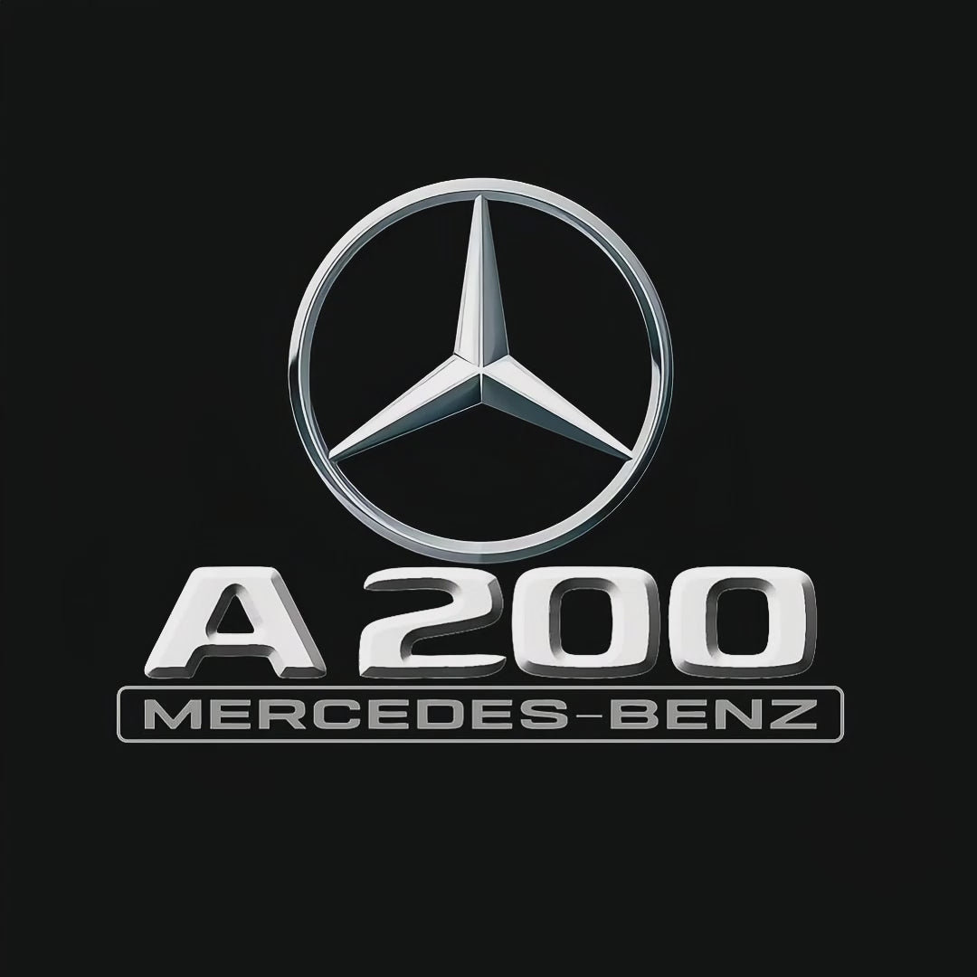 MERCEDES BENZ LOGO PROJECTOT LIGHTS Nr.03 (cantidad 1 = 1 juego/2 luces de puerta)