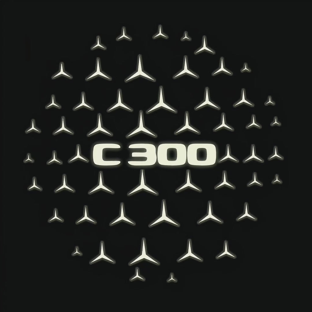 MERCEDES BENZ LOGO PROJECTOT LIGHTS Nr.03 (cantidad 1 = 1 juego/2 luces de puerta)