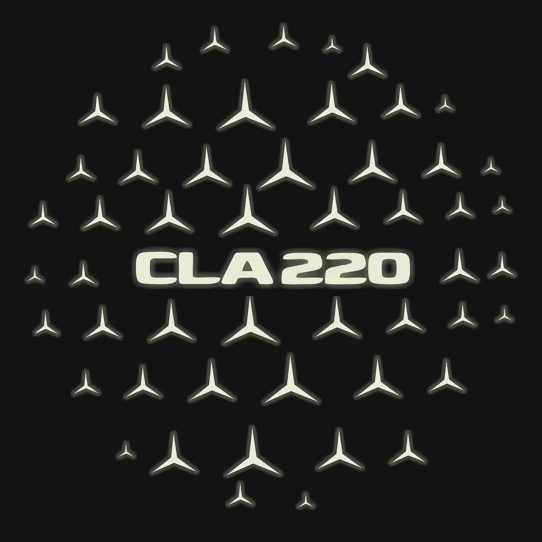 MERCEDES BENZ LOGO PROJECTOT LIGHTS Nr.03 (Menge 1 = 1 Sätze/2 Türleuchten)