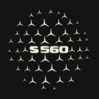 MERCEDES BENZ S 560 LOGO PROJECTOR LIGHTS  (quantity 1 = 1 sets/2 door lights)Nr.03f045