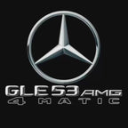 MERCEDES BENZ GLE 53 AMG LOGO PROJECTOR LIGHTS  (quantity 1 = 1 sets/2 door lights)Nr.03f031