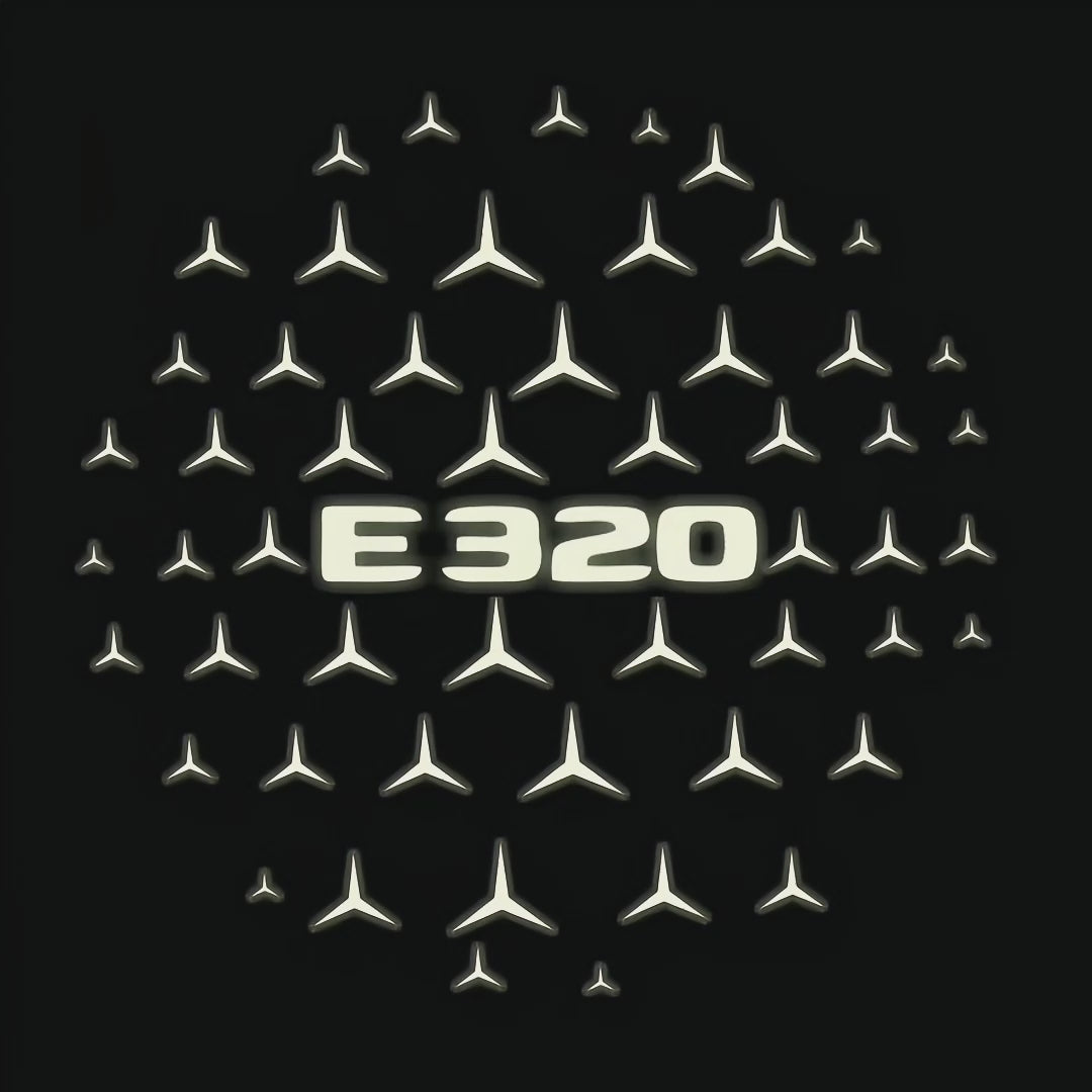 MERCEDES BENZ LOGO PROJECTOT LIGHTS Nr.03 (cantidad 1 = 1 juego/2 luces de puerta)