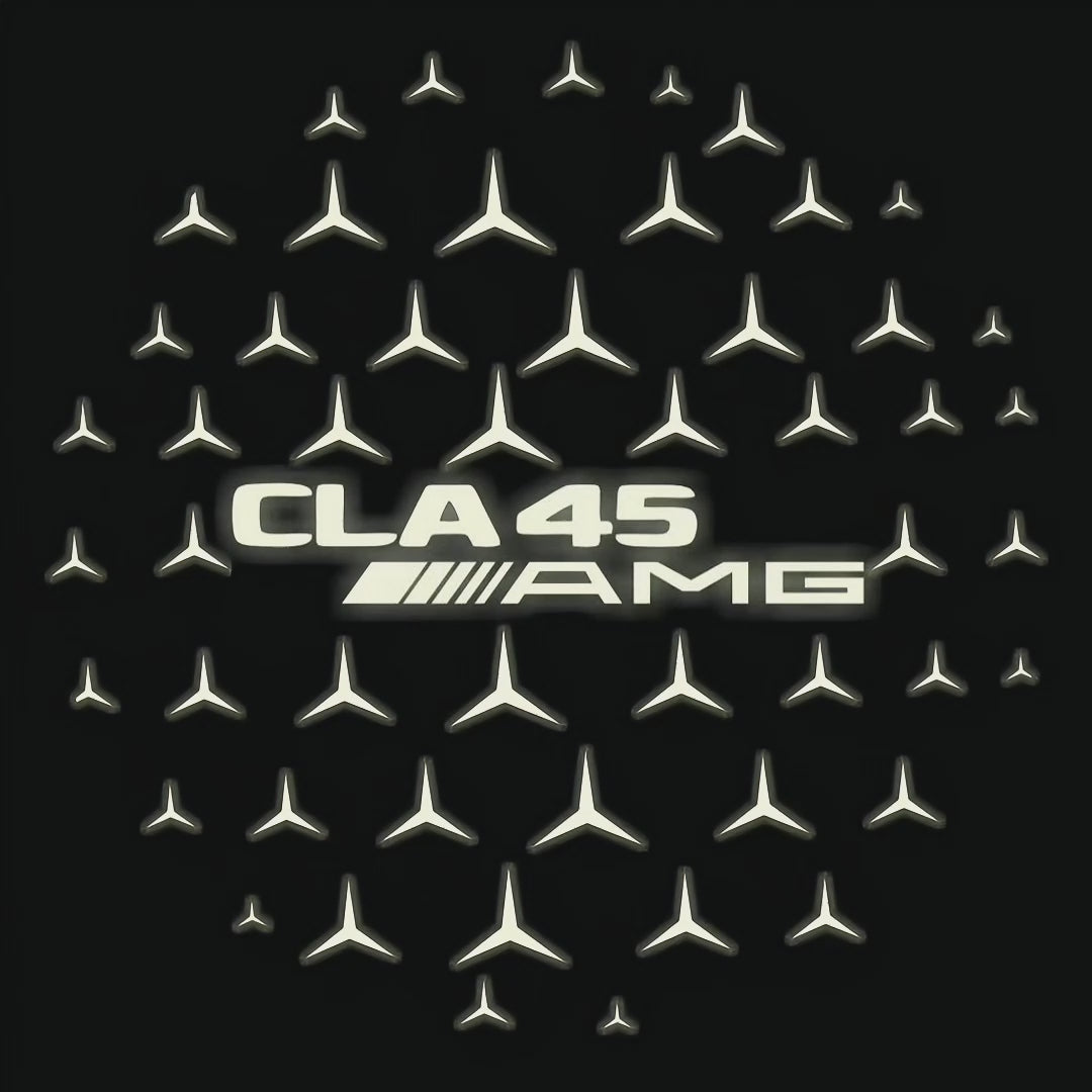 MERCEDES BENZ LOGO PROJECTOT LIGHTS Nr.03 (cantidad 1 = 1 juego/2 luces de puerta)