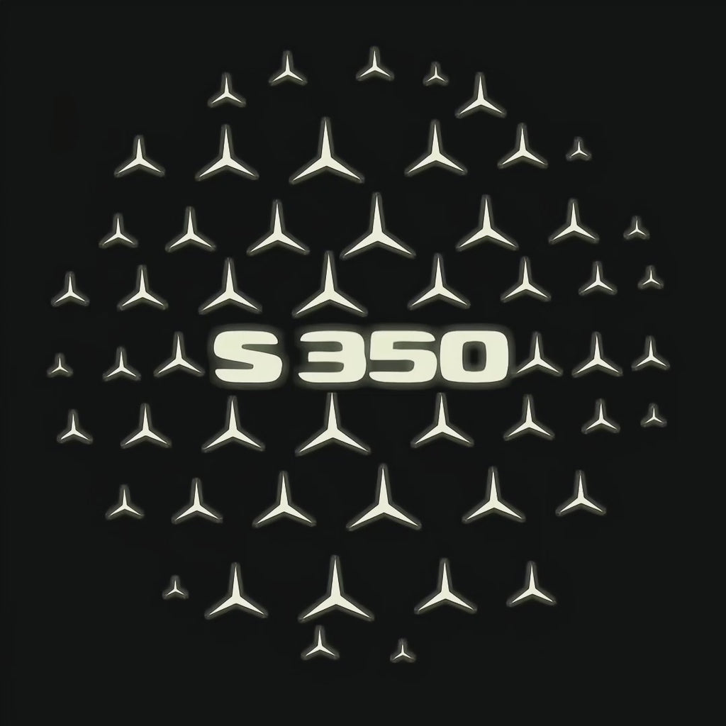 MERCEDES BENZ S 350 LOGO PROJECTOR LIGHTS  (quantity 1 = 1 sets/2 door lights)Nr.03f028