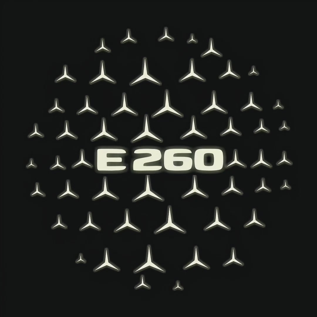 MERCEDES BENZ LOGO PROJECTOT LIGHTS Nr.03 (cantidad 1 = 1 juego/2 luces de puerta)