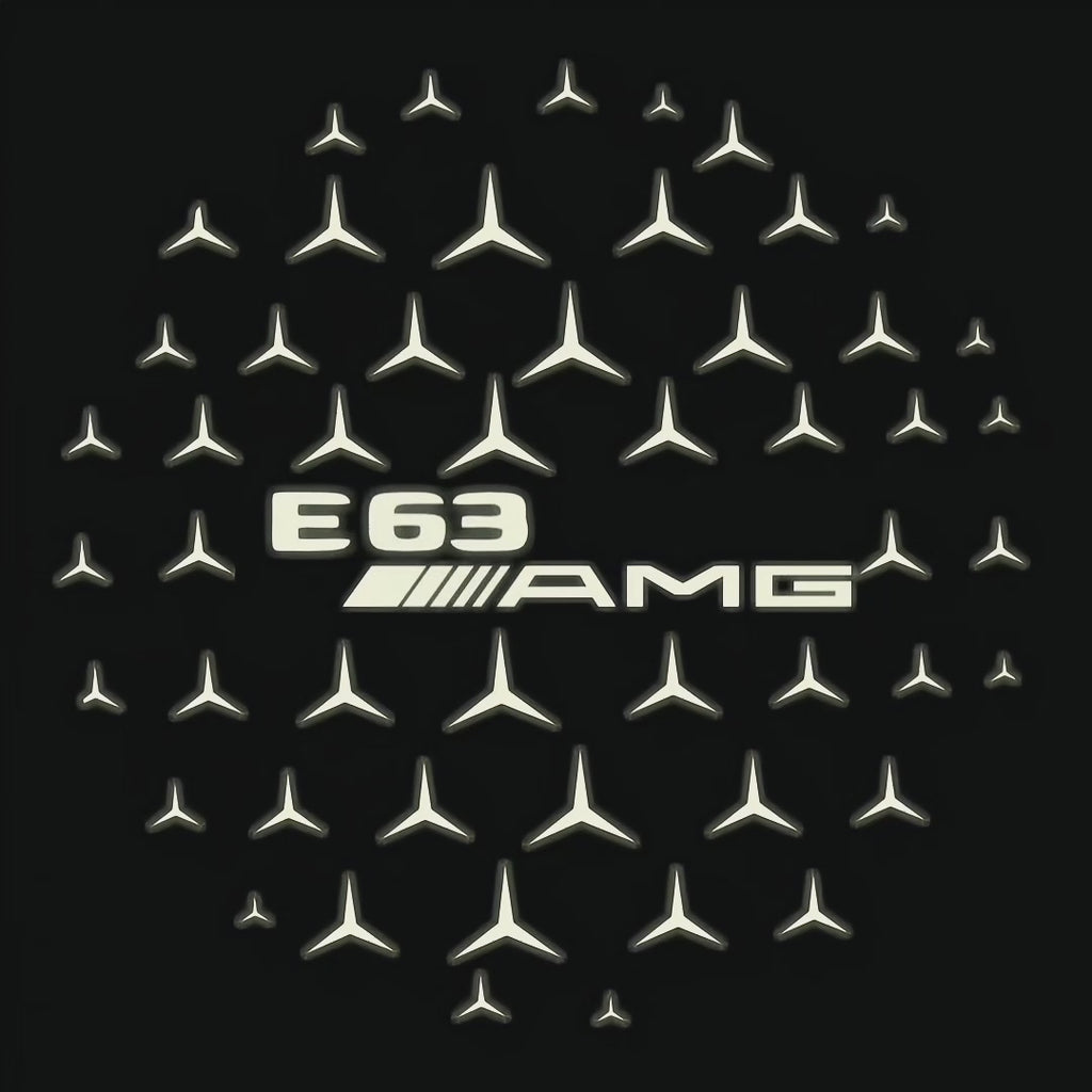 MERCEDES BENZ LOGO PROJECTOT LIGHTS Nr.03 (cantidad 1 = 1 juego/2 luces de puerta)