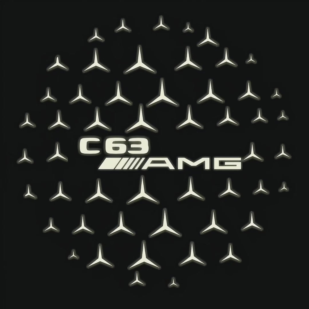 MERCEDES BENZ LOGO PROJECTOT LIGHTS Nr.03 (cantidad 1 = 1 juego/2 luces de puerta)