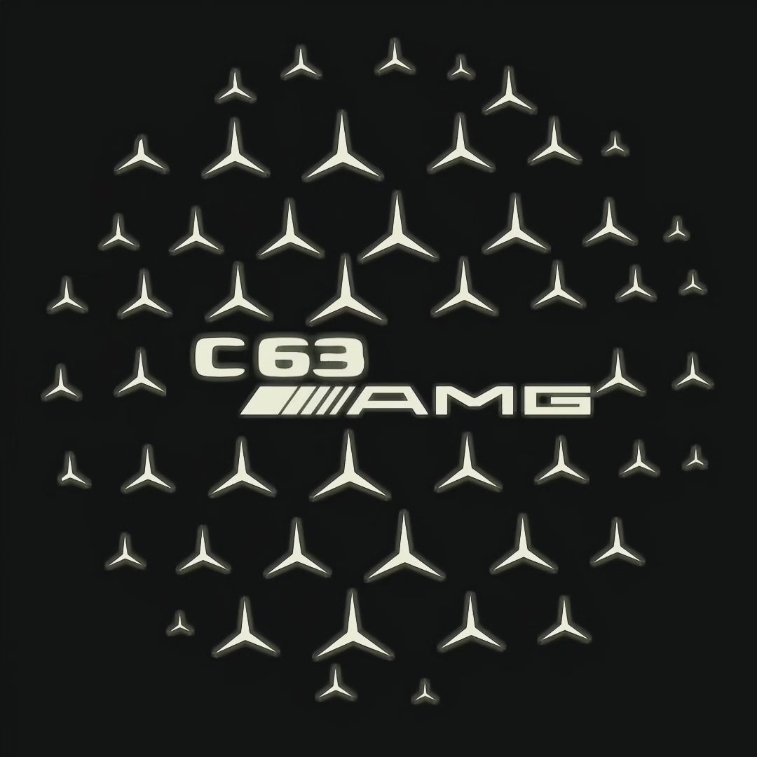 MERCEDES BENZ LOGO PROJECTOT LIGHTS Nr.03 (cantidad 1 = 1 juego/2 luces de puerta)