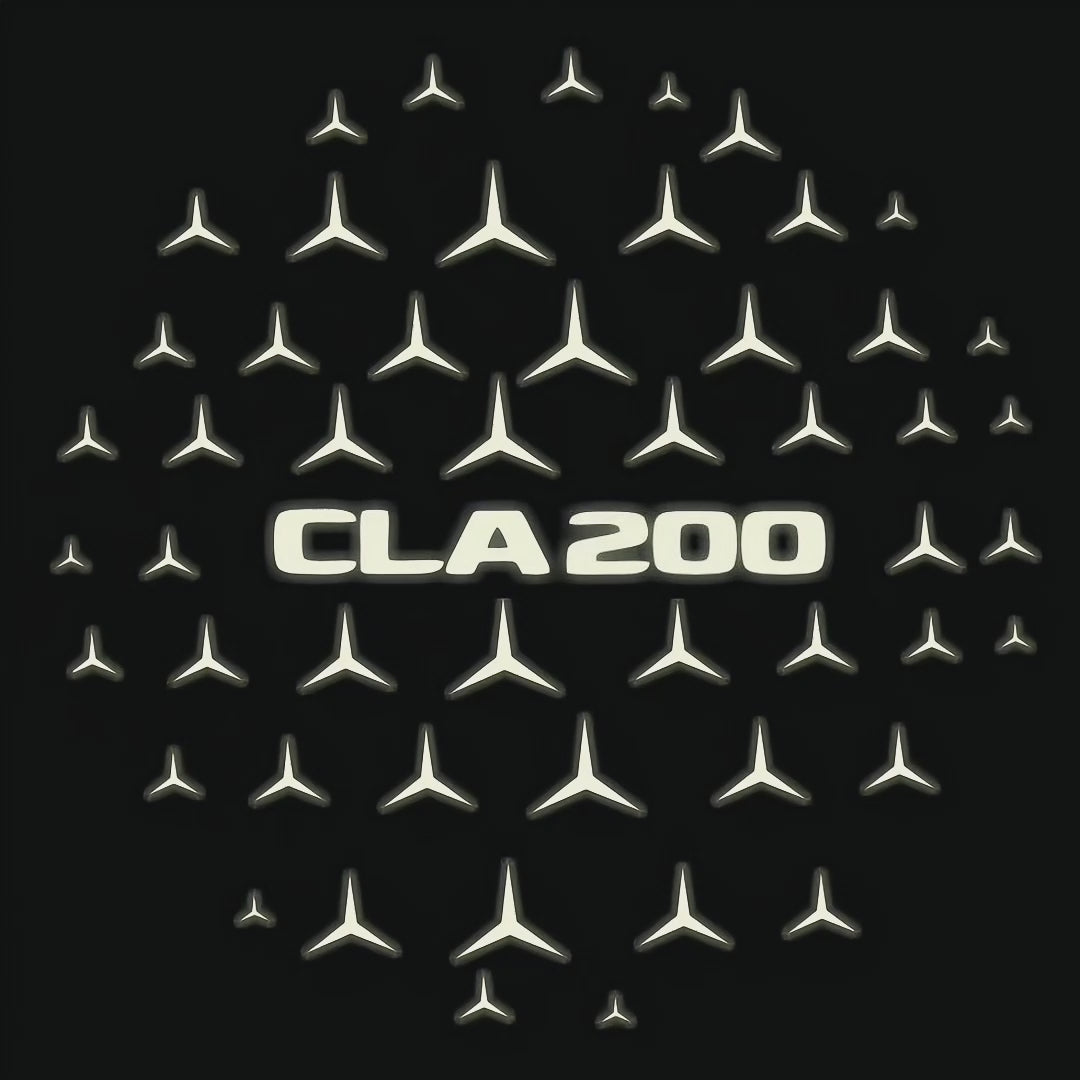 MERCEDES BENZ LOGO PROJECTOT LIGHTS Nr.03 (Menge 1 = 1 Sätze/2 Türleuchten)