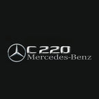 MERCEDES BENZ LOGO PROJECTOT LIGHTS Nr.03 (cantidad 1 = 1 juego/2 luces de puerta)