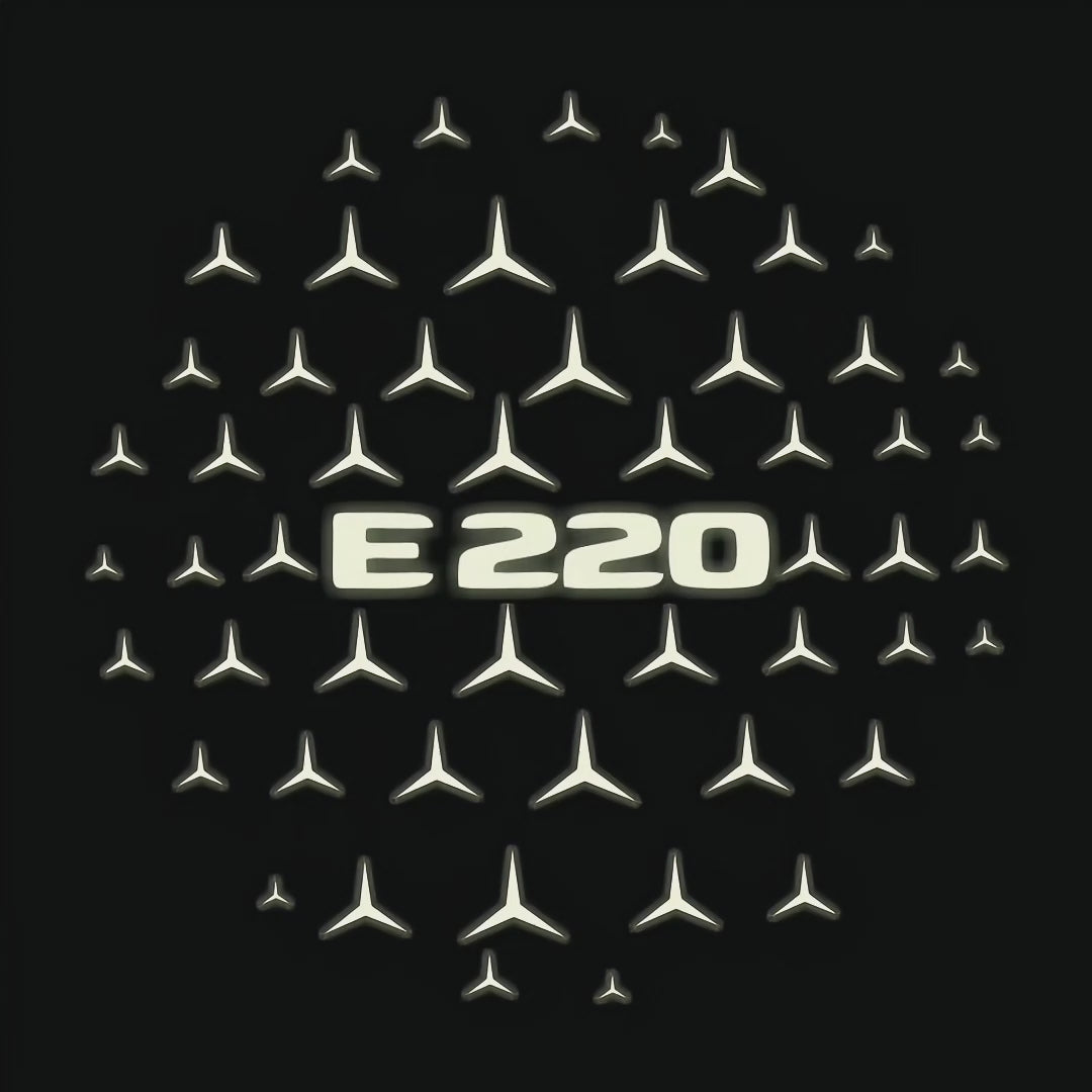 MERCEDES BENZ LOGO PROJECTOT LIGHTS Nr.03 (cantidad 1 = 1 juego/2 luces de puerta)