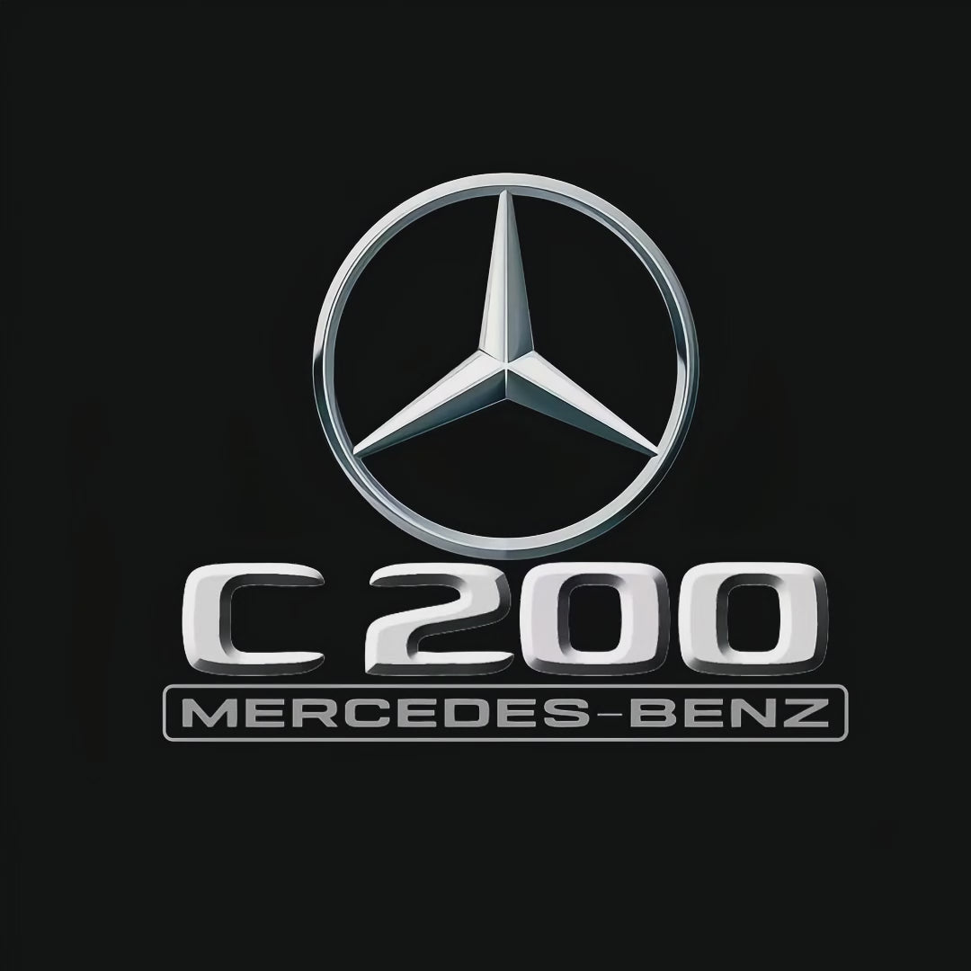 MERCEDES BENZ LOGO PROJECTOT LIGHTS Nr.03 (cantidad 1 = 1 juego/2 luces de puerta)