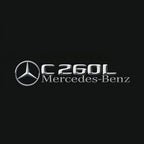 MERCEDES BENZ  C 260L AMG LOGO PROJECTOT LIGHTS  (quantity 1 = 1 sets/2 door lights)Nr.03f031