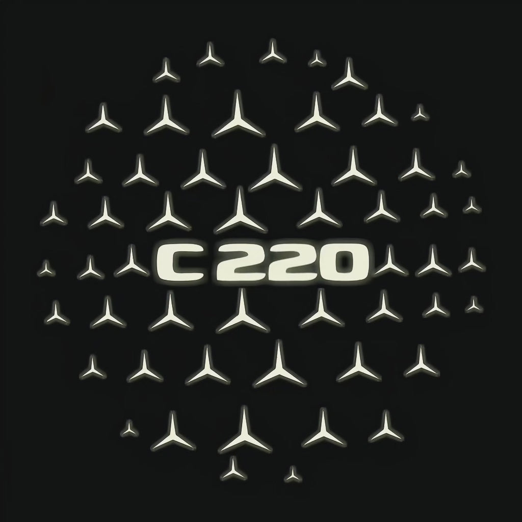 MERCEDES BENZ LOGO PROJECTOT LIGHTS Nr.03 (cantidad 1 = 1 juego/2 luces de puerta)