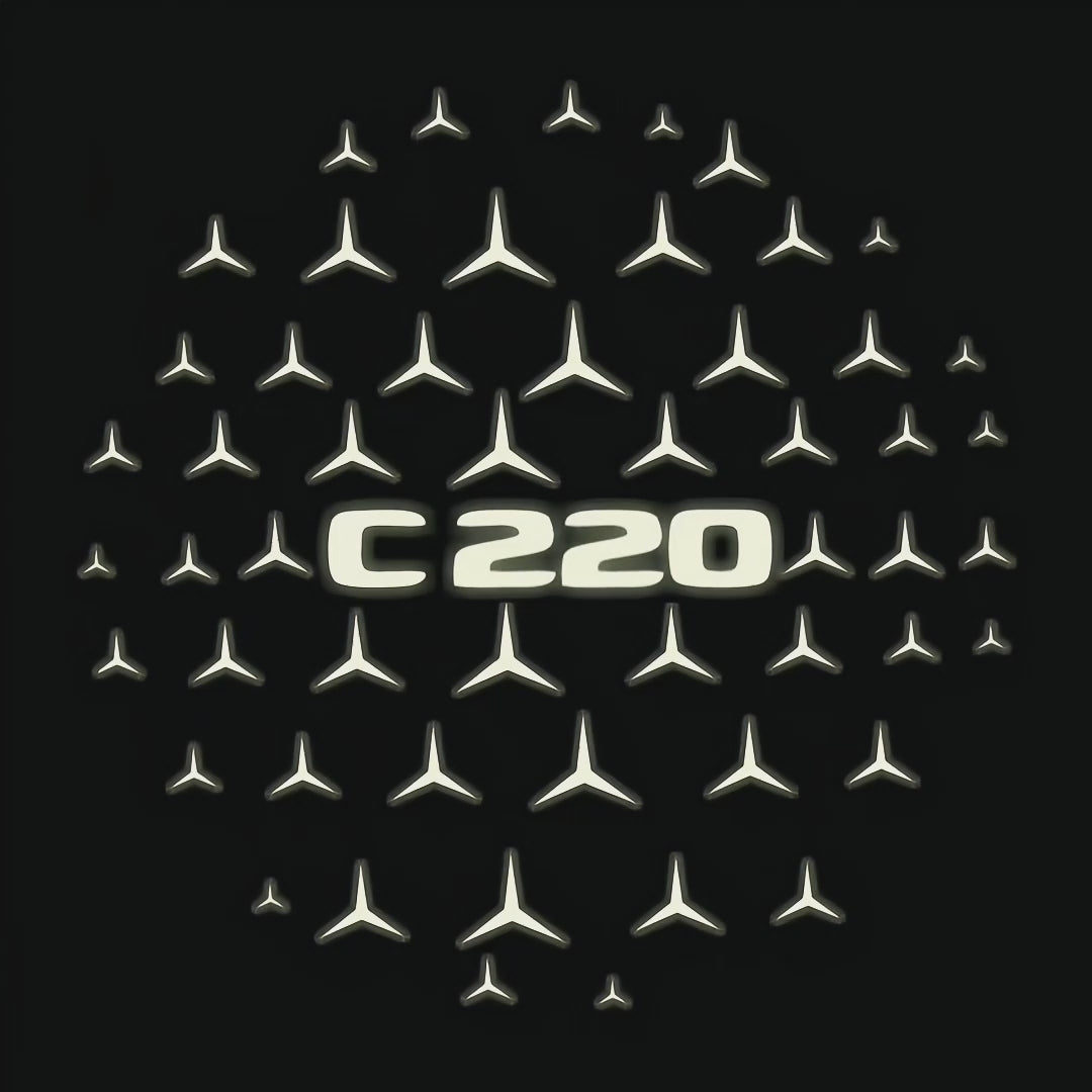 MERCEDES BENZ LOGO PROJECTOT LIGHTS Nr.03 (cantidad 1 = 1 juego/2 luces de puerta)