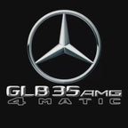 MERCEDES BENZ GLB 35 AMG LOGO PROJECTOR LIGHTS  (quantity 1 = 1 sets/2 door lights)Nr.03f026