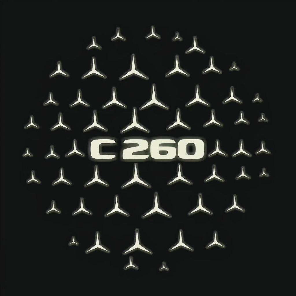 MERCEDES BENZ LOGO PROJECTOT LIGHTS Nr.03 (Menge 1 = 1 Sätze/2 Türleuchten)