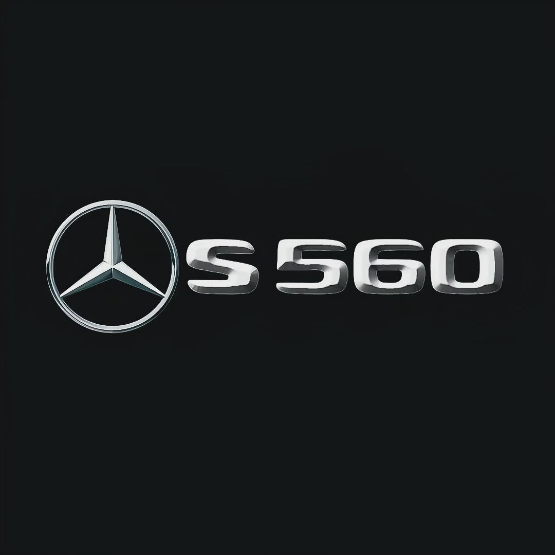 MERCEDES BENZ LOGO PROJECTOT LIGHTS Nr.03 (cantidad 1 = 1 juego/2 luces de puerta)