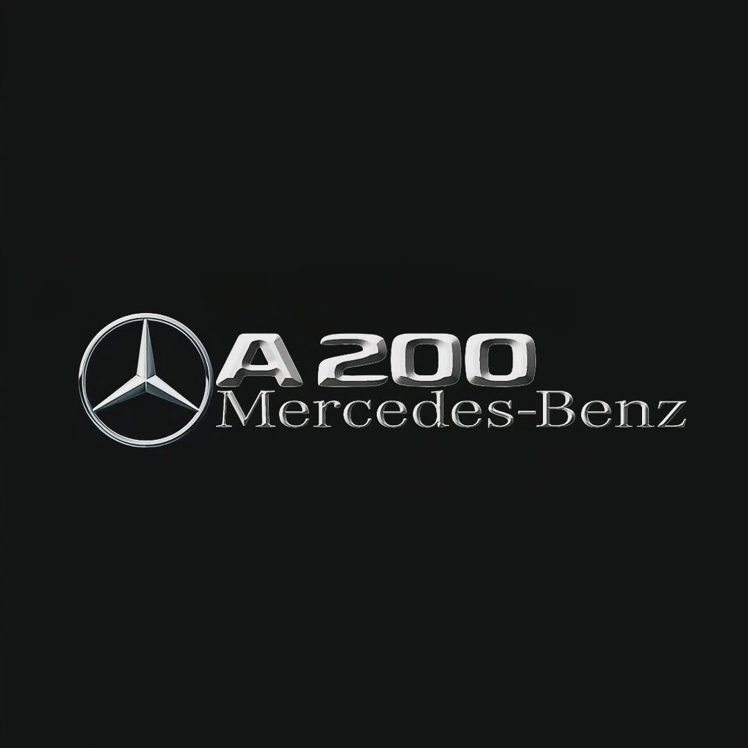 MERCEDES BENZ LOGO PROJECTOT LIGHTS Nr.03 (cantidad 1 = 1 juego/2 luces de puerta)