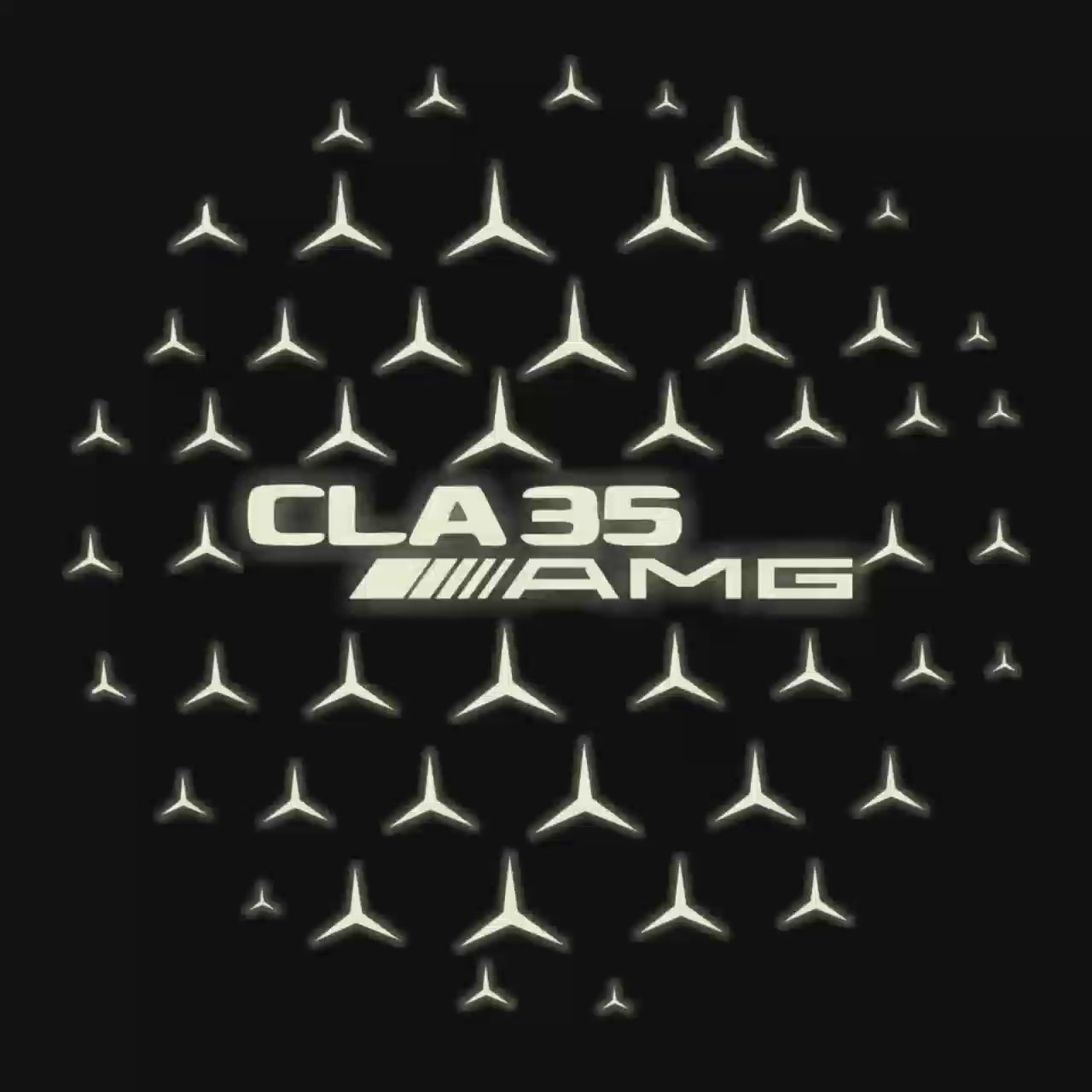 MERCEDES BENZ LOGO PROJECTOT LIGHTS Nr.03 (Menge 1 = 1 Sätze/2 Türleuchten)