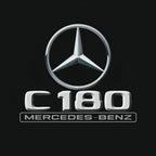 LUCI PROIETTORI LOGO MERCEDES BENZ Nr.03 (quantità 1 = 1 set / 2 luci porta)