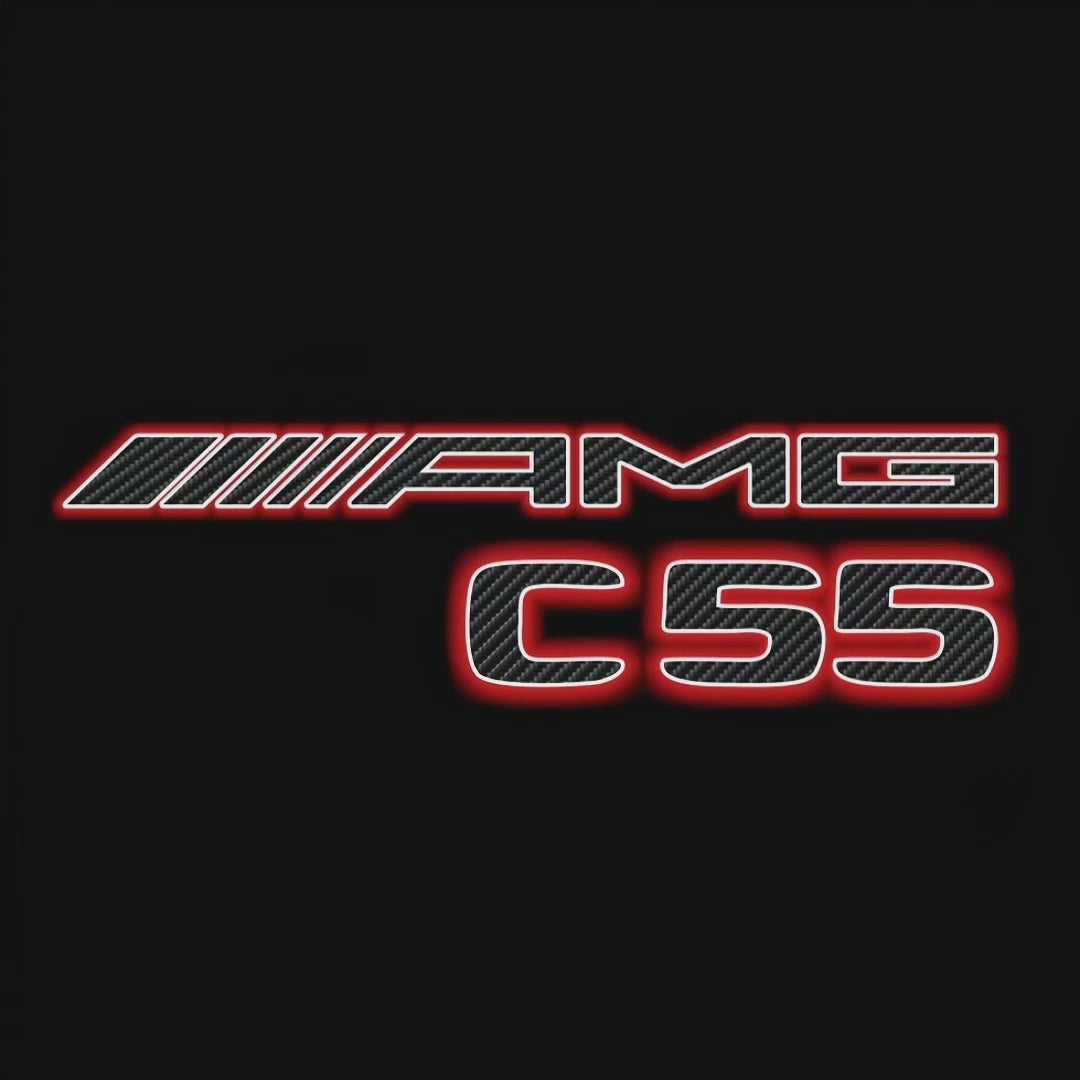 MERCEDES BENZ LOGO PROJECTOT LIGHTS Nr.03 (cantidad 1 = 1 juego/2 luces de puerta)