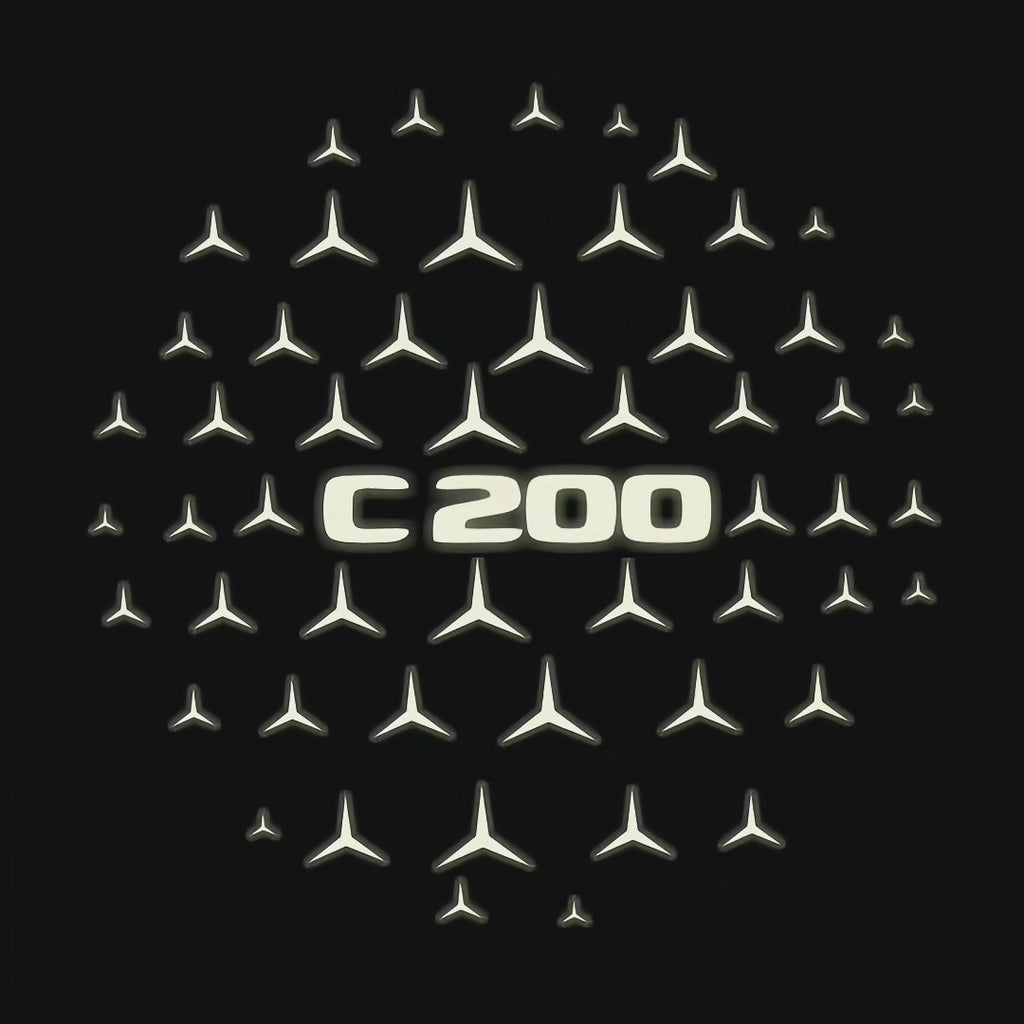 MERCEDES BENZ  C 200  LOGO PROJECTOT LIGHTS  (quantity 1 = 1 sets/2 door lights)Nr.03f022