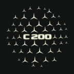 MERCEDES BENZ  C 200  LOGO PROJECTOT LIGHTS  (quantity 1 = 1 sets/2 door lights)Nr.03f022