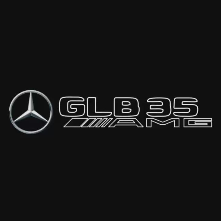 MERCEDES BENZ LOGO PROJECTOT LIGHTS Nr.03 (cantidad 1 = 1 juego/2 luces de puerta)