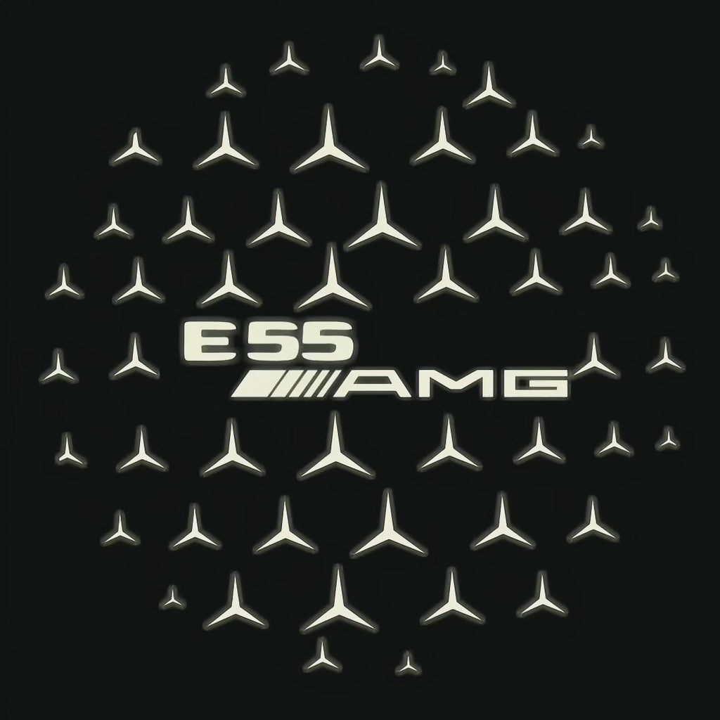 MERCEDES BENZ LOGO PROJECTOT LIGHTS Nr.03 (cantidad 1 = 1 juego/2 luces de puerta)