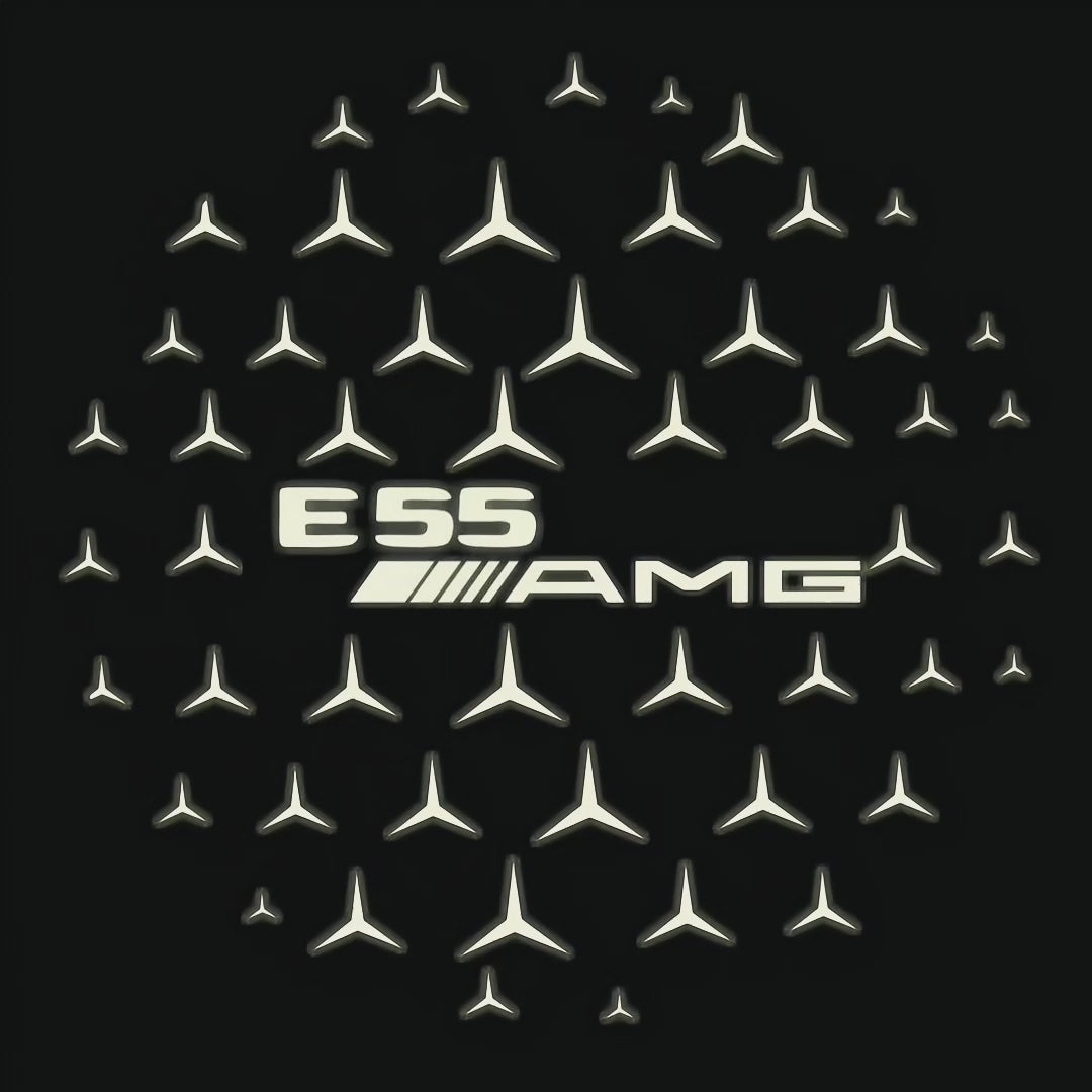 MERCEDES BENZ LOGO PROJECTOT LIGHTS Nr.03 (cantidad 1 = 1 juego/2 luces de puerta)