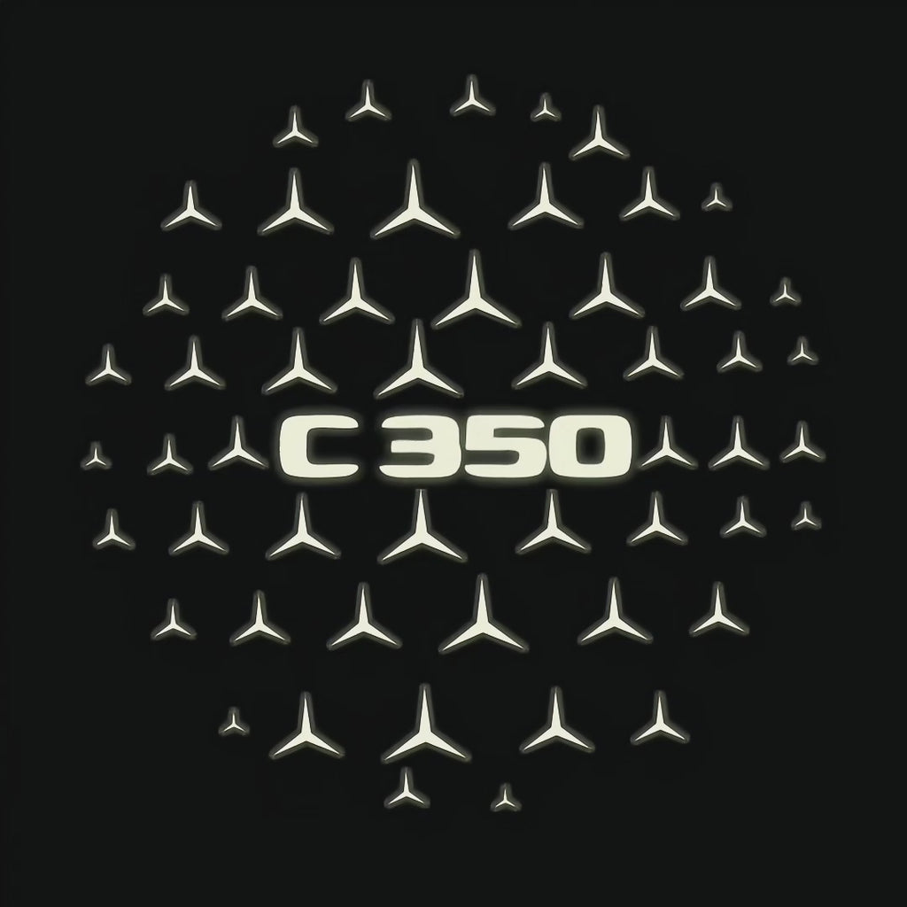 MERCEDES BENZ LOGO PROJECTOT LIGHTS Nr.03 (cantidad 1 = 1 juego/2 luces de puerta)