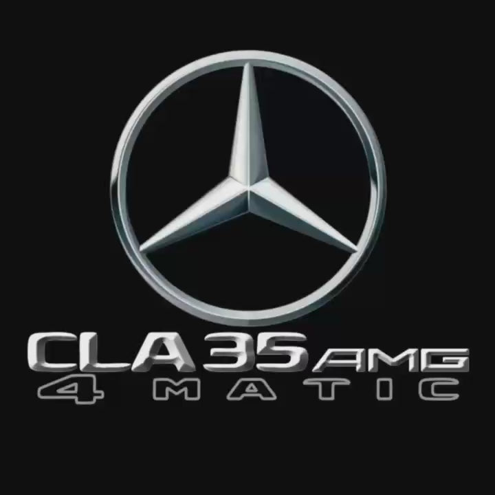 LUCI PROIETTORI LOGO MERCEDES BENZ Nr.03 (quantità 1 = 1 set / 2 luci porta)