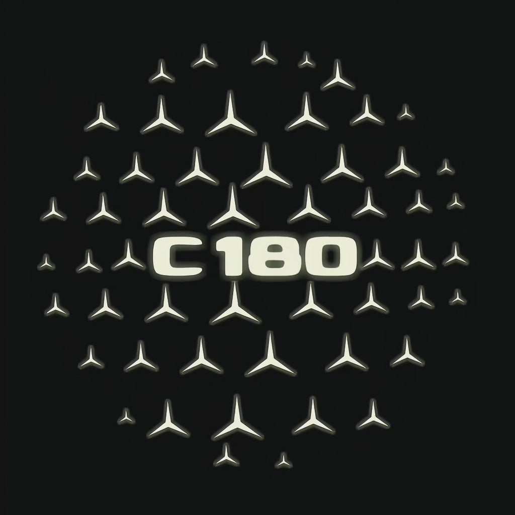 MERCEDES BENZ LOGO PROJECTOT LIGHTS Nr.03 (cantidad 1 = 1 juego/2 luces de puerta)