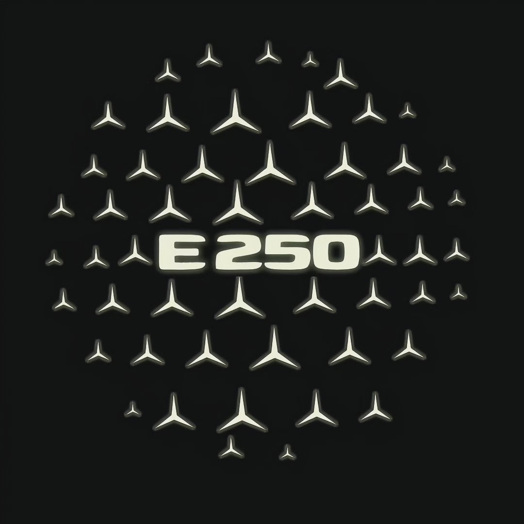 MERCEDES BENZ LOGO PROJECTOT LIGHTS Nr.03 (cantidad 1 = 1 juego/2 luces de puerta)