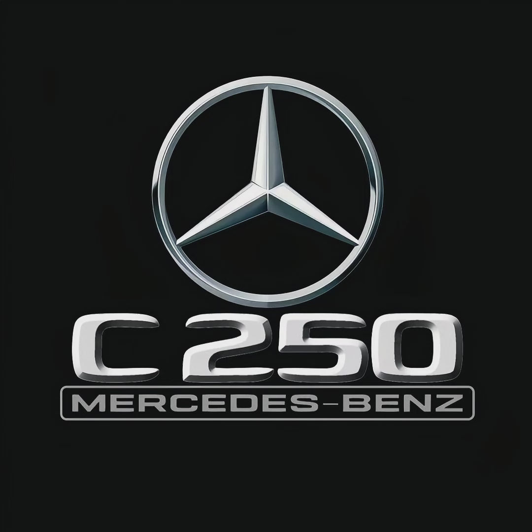 MERCEDES BENZ LOGO PROJECTOT LIGHTS Nr.03 (cantidad 1 = 1 juego/2 luces de puerta)