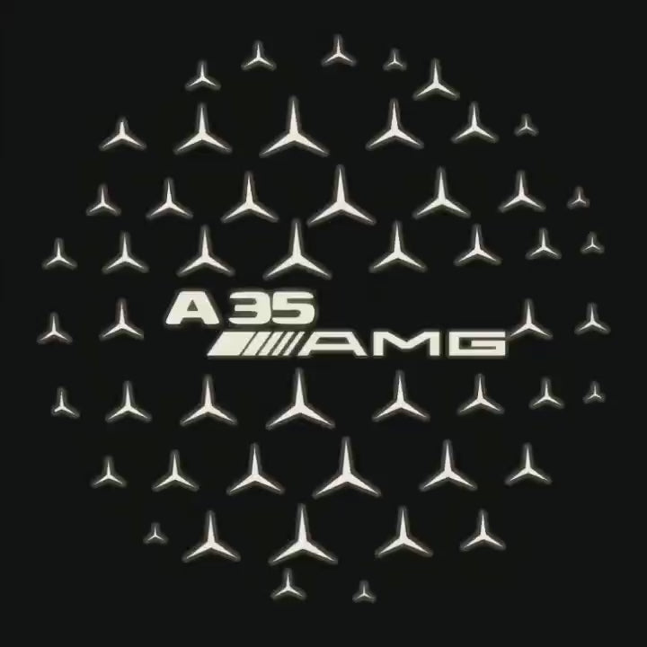 MERCEDES BENZ LOGO PROJECTOT LIGHTS Nr.03 (Menge 1 = 1 Sätze/2 Türleuchten)