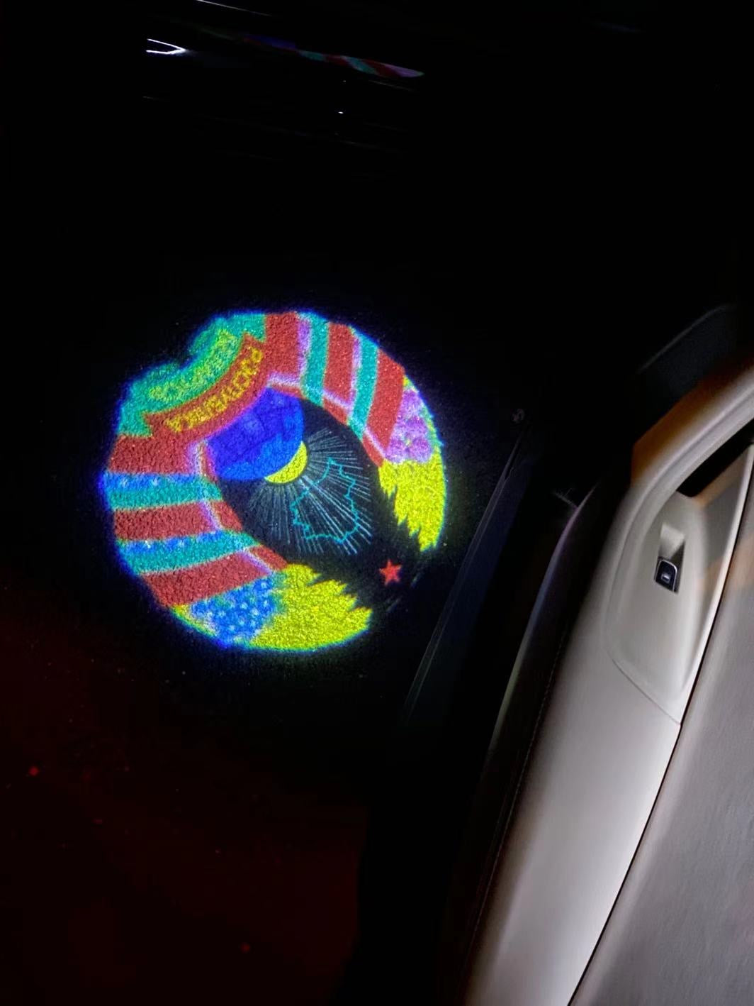 Biélorussie Беларусь Logo du drapeau national (quantité 1 = 1 ensembles / 2 films de logo / peut remplacer les lumières d'autres logos)