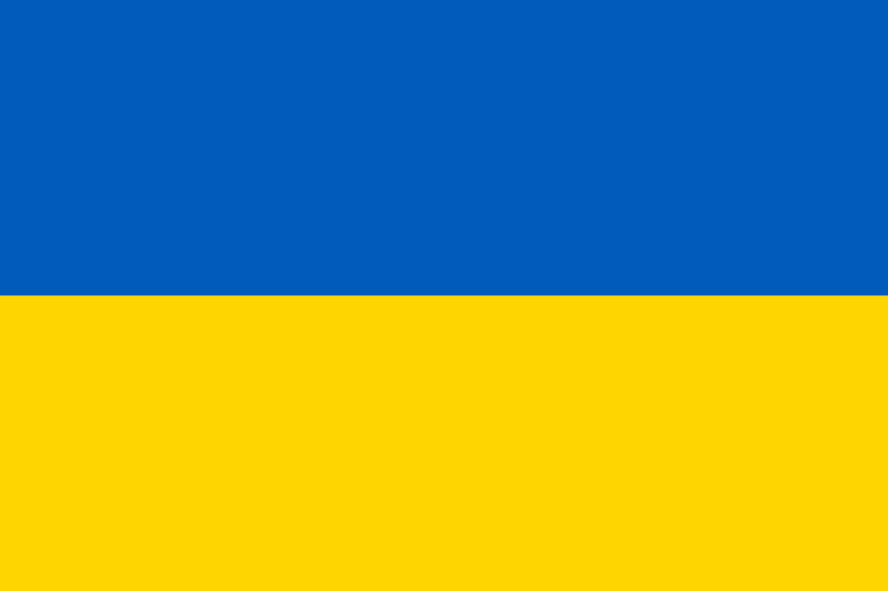 Ukraine Украна drapeau national (qty. 1 = 1 set / 2 Marker Membrane / Alternative to other Marker Lights)