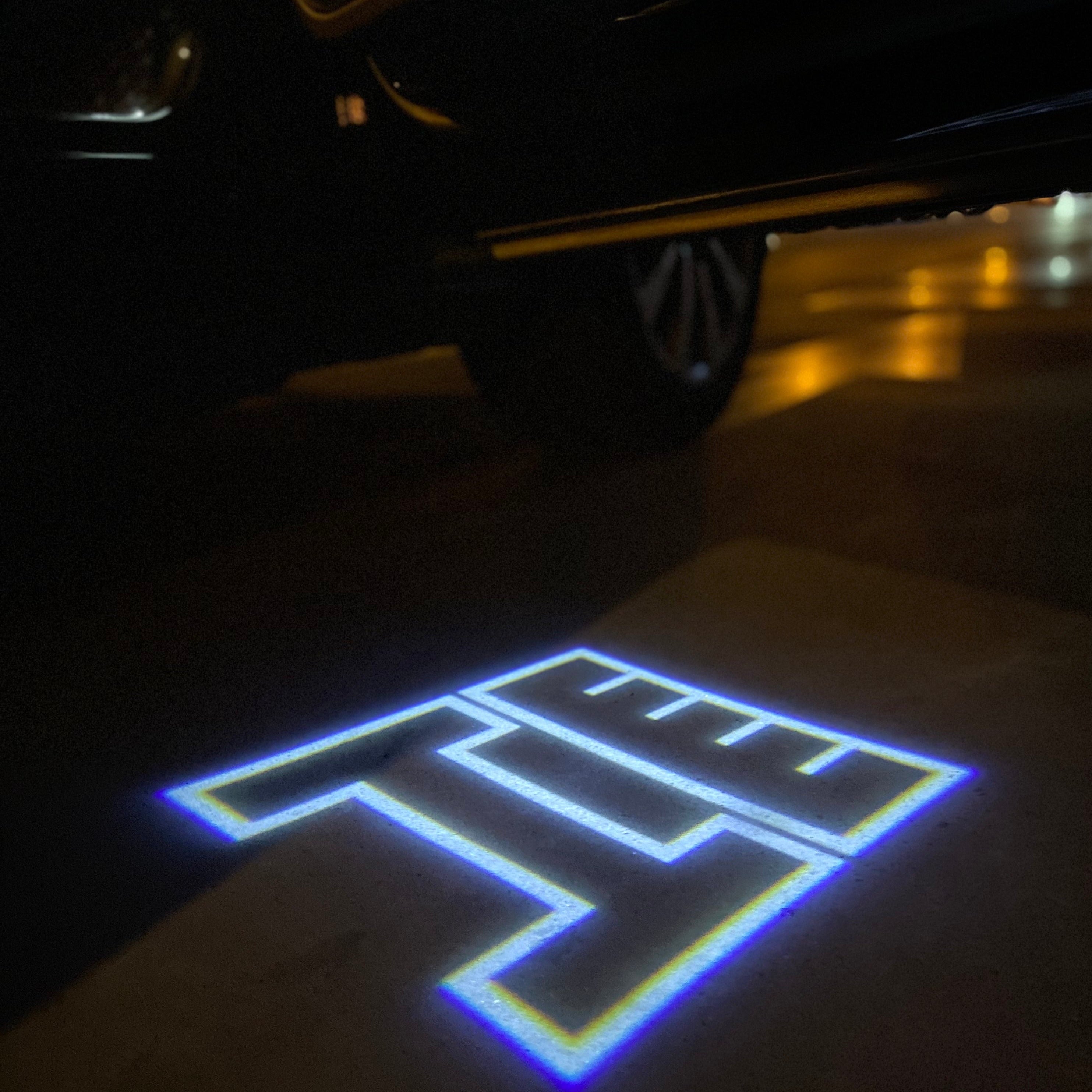 AUDI LOGO PROJECTOT LIGHTS Nr.19 (quantità 1 = 2 Logo Films /2 luci porta)