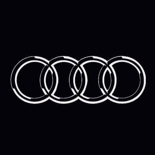 AUDI RING LOGO PROJECTOR LIGHTS Nr.09 (quantité 1 = 2 Logo Films / 2 portes lumières)