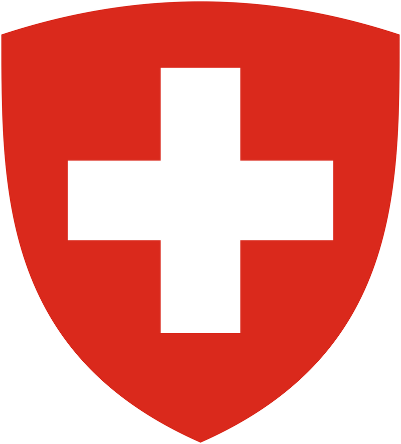 Schweiz Schweizerische Nationalflagge Logo (Menge 1 = 1 Sätze / 2 Logofolie /
