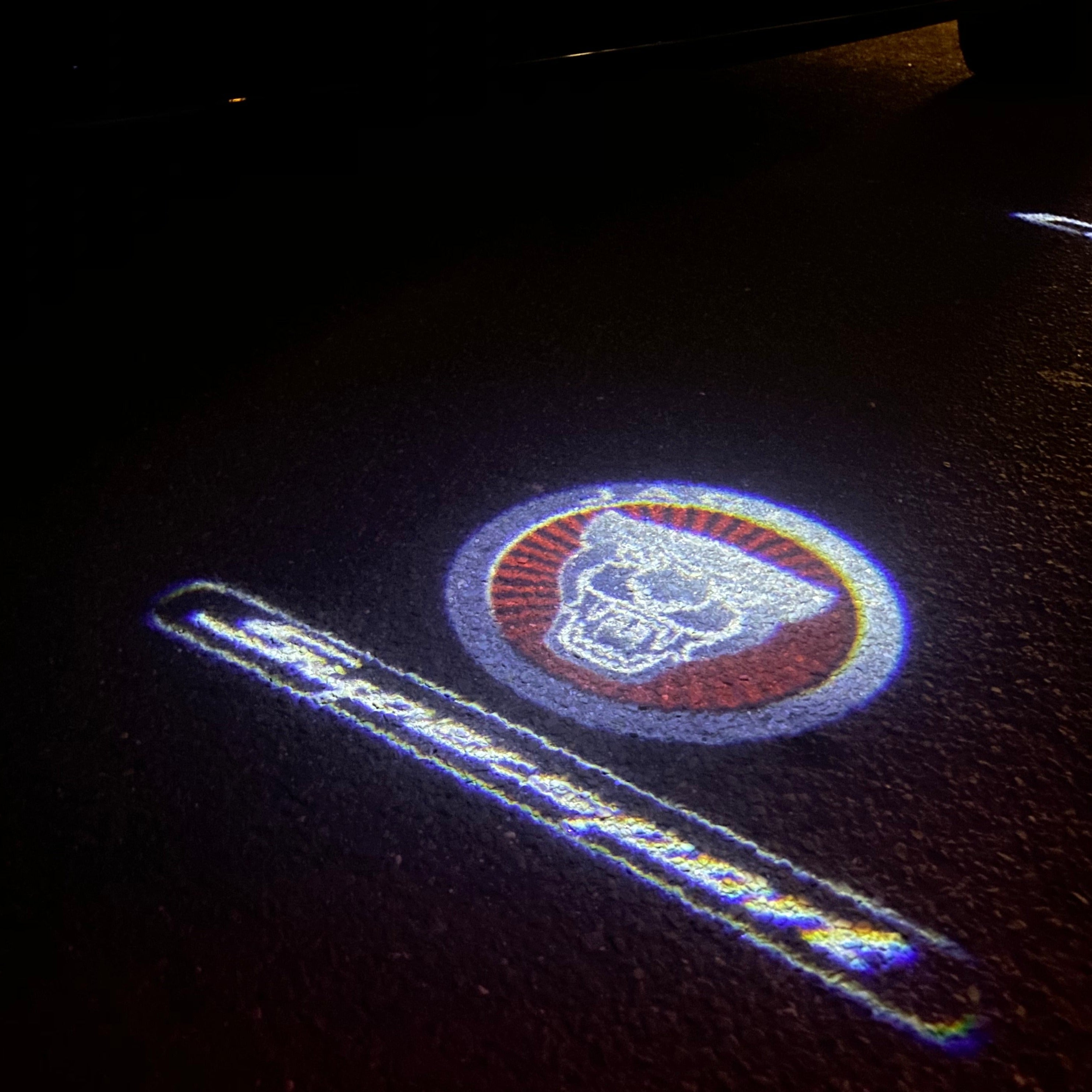 JAGUAR LOGO PROJECROTR LUCI Nr.102 (quantità 1 = 1 set / 2 luci porta)