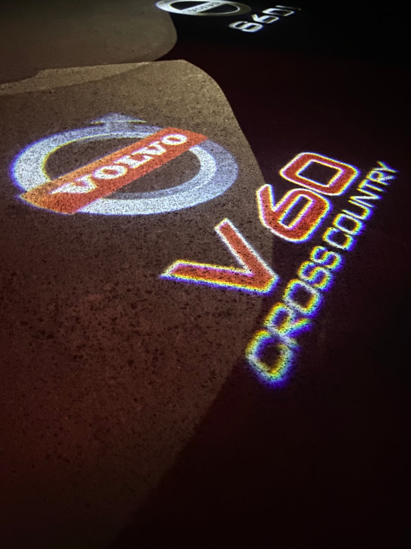 Volvo V60 LOGO PROJECROTR LIGHTS Nr.09  (quantity  1 =  2 Logo Film /  2 door lights)