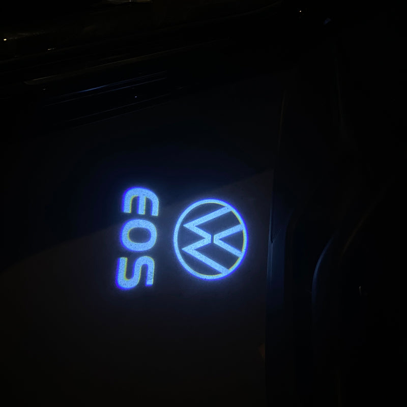 Volkswagen Door lights EOS Logo  Nr. 1IJ2KK9 (quantity 1 = 2 Logo Films /2 door lights）