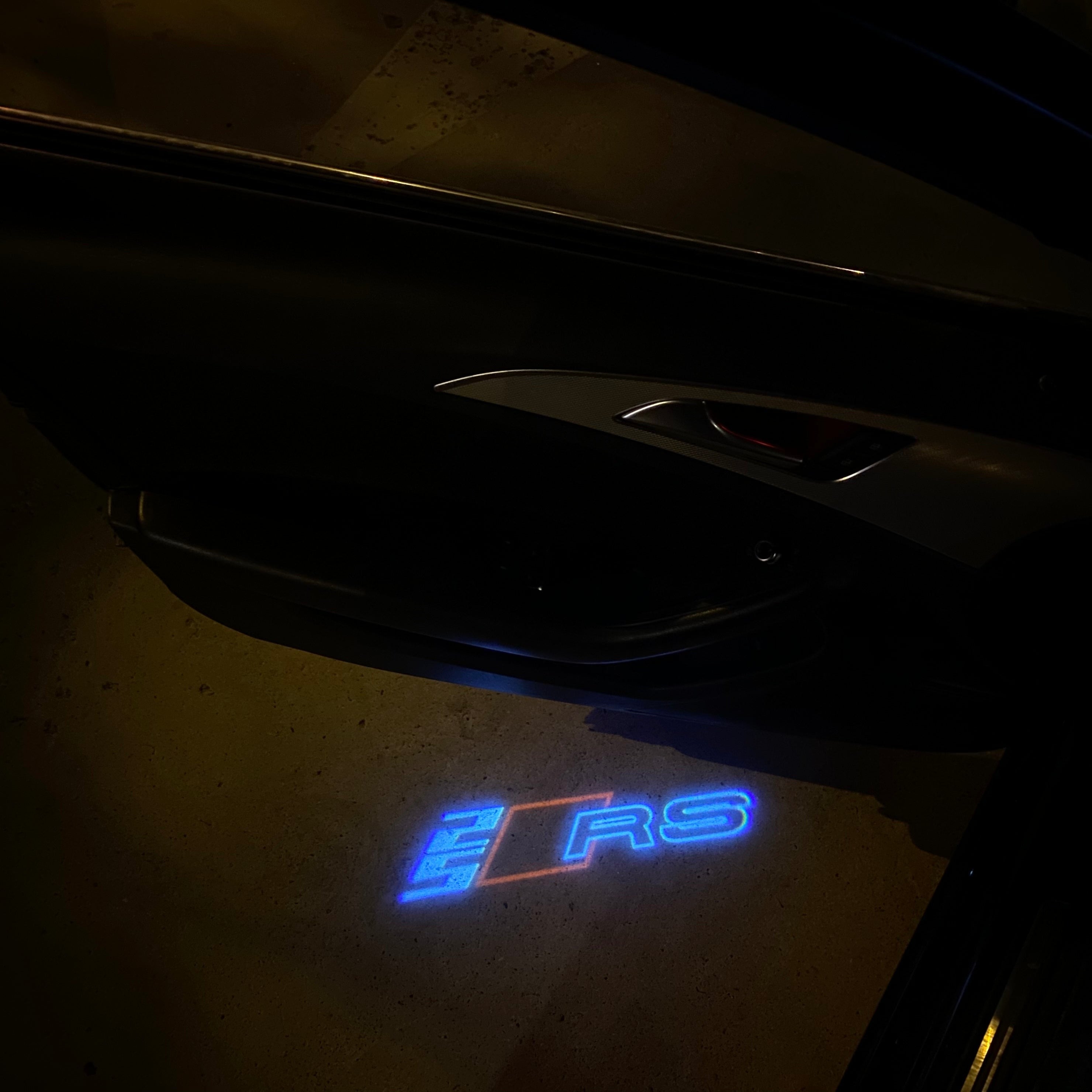 AUDI LOGO PROJECTOT LIGHTS Nr.19 (quantità 1 = 2 Logo Films /2 luci porta)