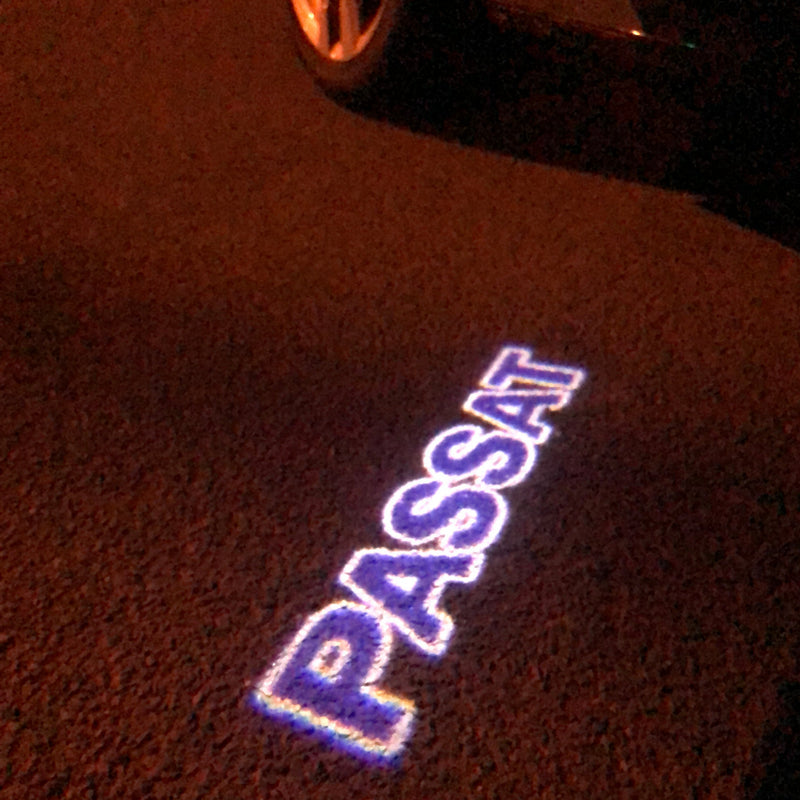 Volkswagen Door lumières Logo PASSAT Nr. 96 (quantité 1 = 2 Logo Films /2 feux de porte)
