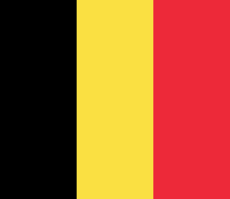 Bélgica Königreich Belgien Logotipo de bandera nacional (cantidad 1 = 1 juego / 2 película de logotipo / Puede reemplazar de luces otros logotipos)