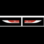 AUDI LOGO PROJECTOT LIGHTS Nr.104 (quantità 1 = 2 Logo Films /2 luci porta)